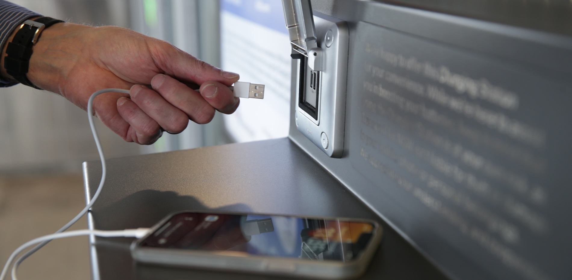 Liverpool leads the charge - Phone chargers now available at Liverpool station Main Image